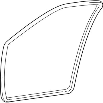 Hyundai 82140-25200 Weatherstrip Assembly-Front Door Side RH