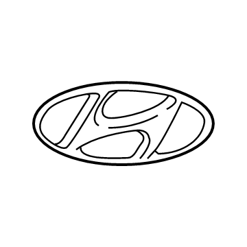 Hyundai 86300-J9500 Emblem-Symbol Mark