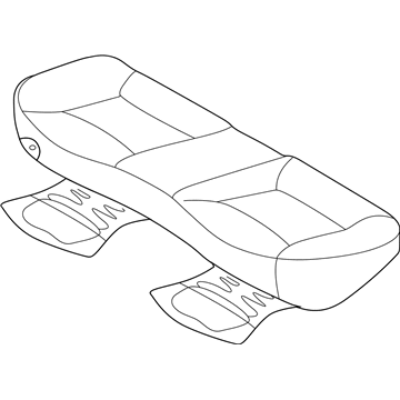 Hyundai 89100-3X000-MSP Cushion Assembly-Rear Seat