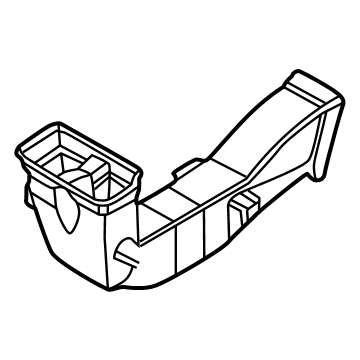 Hyundai 97020-N9000 Duct Assembly-Rear A/VENT,NO.2