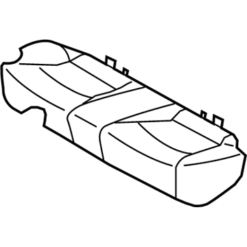 Hyundai 89160-3Q400-AYF Rear Seat Cushion Cover