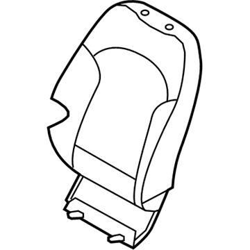 Hyundai 88460-2S255-TLU Front Driver Side Seat Back Covering