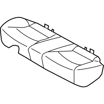 Hyundai 89160-4R150-Y5Y Rear Seat Cushion Covering Assembly