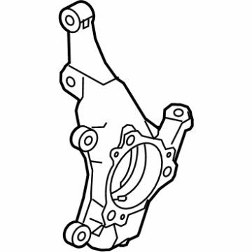 Hyundai 51715-AA000 Knuckle-Front Axle,LH