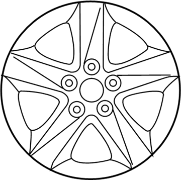 Hyundai 52910-3Y450 16 Inch Wheel