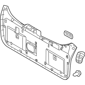 Hyundai 81750-2S000-MBS Panel Assembly-Tail Gate Trim