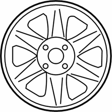 Hyundai 52910-1E300 Painted 15 Inch Wheel
