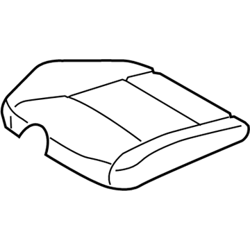 Hyundai 88160-3X001-PBU Front Driver Side Seat Cushion Covering