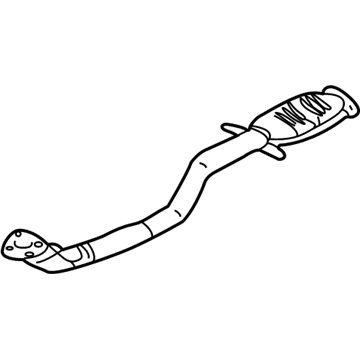 Hyundai 28610-38156 Front Exhaust Pipe