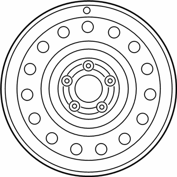 2021 Hyundai Elantra Spare Wheel - 52910-2T300