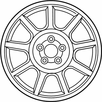 2014 Hyundai Genesis Spare Wheel - 52910-B1800