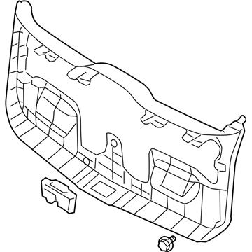 Hyundai 81750-2L200-WK Panel Assembly-Tail Gate Trim