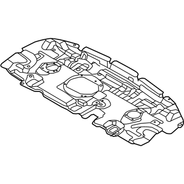 Hyundai 84280-B1030 Pad-Isolation Package Tray
