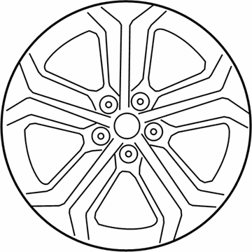 Hyundai 52910-B8310 18 Inch Wheel Scratches