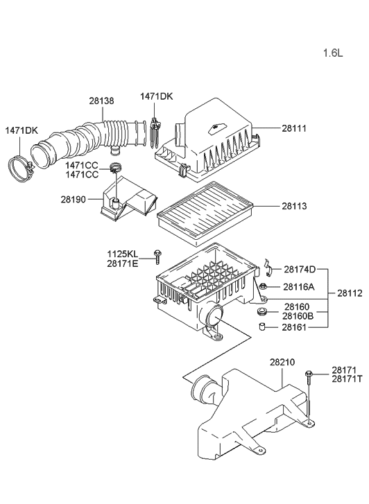 463212F000 Genuine Hyundai FILTER ASSEMBLYVALVE BODY OIL