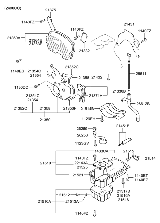 Wiring Diagram PDF: 2002 Sonata Engine Diagram