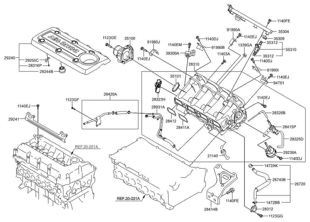 Hyundai Engine Diagram - Wiring Diagrams