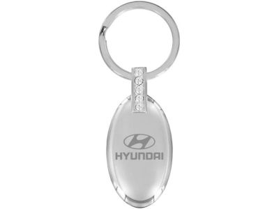Hyundai 00402-21010 Oval shape with 4 clear crystals from Swarovski