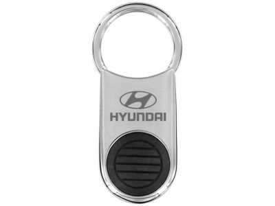 Hyundai 00402-23810 Oval shape keychain with a Blue light