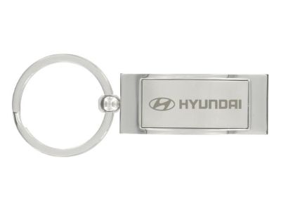 Hyundai 00402-24010 Front curving, long rectangular keychain