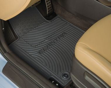 Hyundai All Weather Floormats,Set of 4 (includes hooks holes on rear mats) 3X513-ADU00
