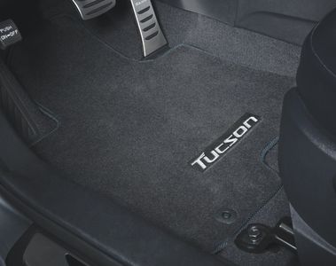 Hyundai Carpeted Floormats,Black 2SF14-AC500-9P