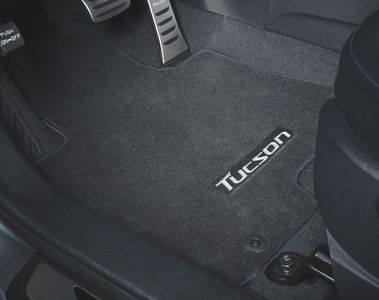 Hyundai Carpeted Floormats,Black 2SF14-AB305-9P