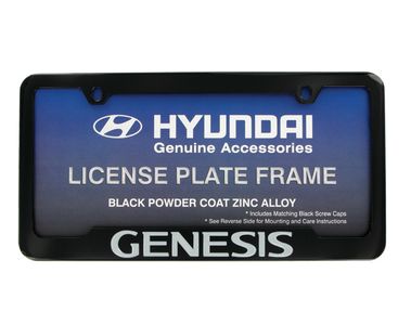 Hyundai License Plate Frame,Black Powder 00402-51925