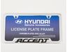Hyundai Accent License Plate Frame
