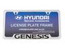 Hyundai Genesis License Plate Frame