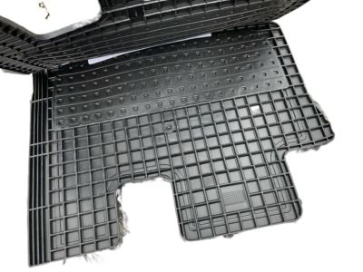 Hyundai 00281-77002 All Weather Mats 3RD Row-Santa