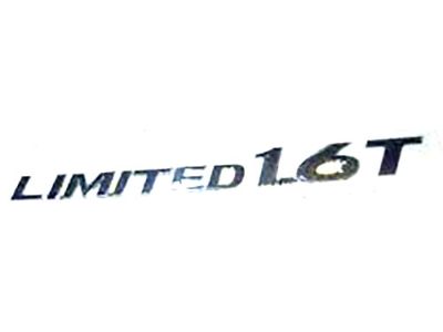 Hyundai 86318-D3000 Limited Emblem 1.6T