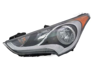 Hyundai 92101-2V000 Headlamp Assembly, Left