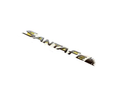 Hyundai 86310-2W000 Santafe Emblem, Left