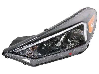 Hyundai 92101-D3650 Left Driver Side Halogen Headlamp Lens Flaws