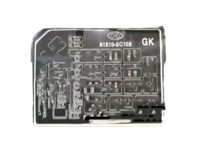 Hyundai 91210-2C102 Cover-Relay & Fuse Box,Upper