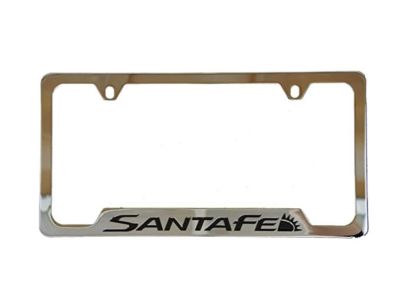 Hyundai 00402-31915 License Frame Santa Fe- Chrome