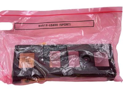 86519-L0400 Hyundai Front Bumper License Plate Moulding Product Photo 2 of 3