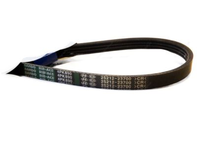 thumbnail image 2 of Serpentine Drive Belt V-Ribbed 25212-2GGA1 For 2015-2020 Hyundai Kia 2.0L 2.4L 2 of 6