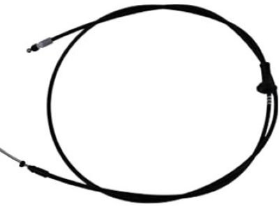 MOTOREBOX Hood Latch Release Cable Assembly 811903K001 – Fits Hyundai Sonata Azera 2006-2010, Front, Black