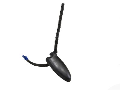 4 Inch Short Black Aluminum Antenna Mast – For Hyundai Santa Fe 2004-2020, AM/FM, Direct Screw-On Replacement