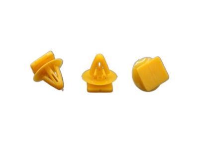 thumbnail image 2 of EJ-parts 20x Hyundai Sill Body Side Moulding Trim Clips – Yellow Plastic With Washer – PL-2160 2 of 3