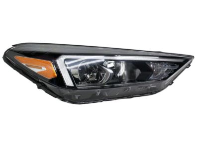 Hyundai 92102-D3650 Headlight Halogen With Led Right