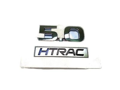 Hyundai 86314-D2100 5.0 Htrac Emblem