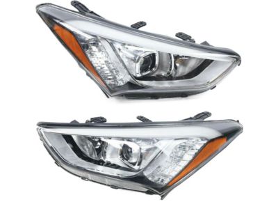 Hyundai 92101-4Z010 Headlamp Assembly, Left