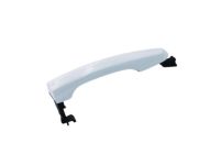 Genuine Hyundai 17-20 Elantra Outside Door Handle - Front Left Driver Side Silver (82651F2010)