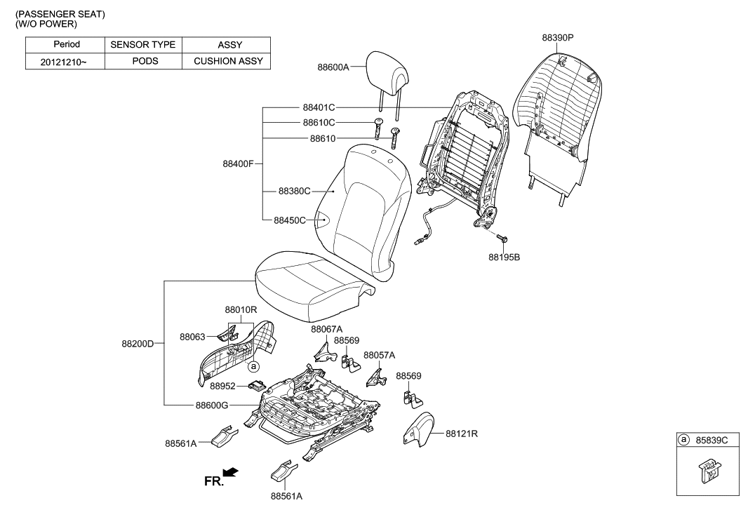 88108B8510R4X Genuine Hyundai Part