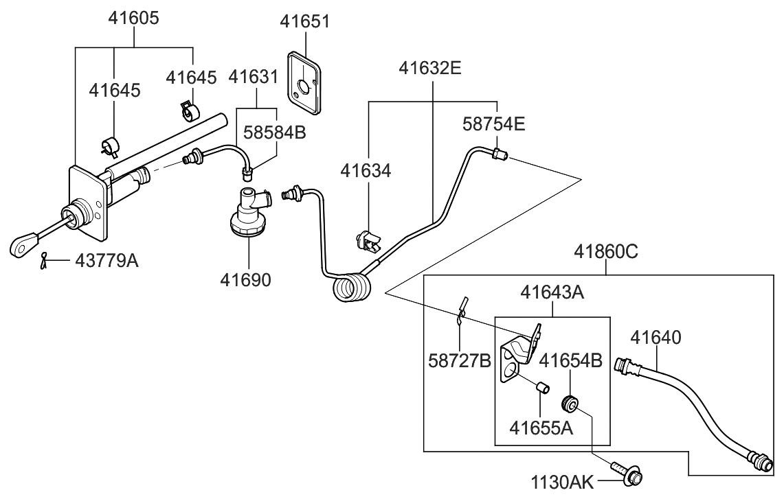 2010 Hyundai Elantra Clutch Master Cylinder Hyundai Parts Deal