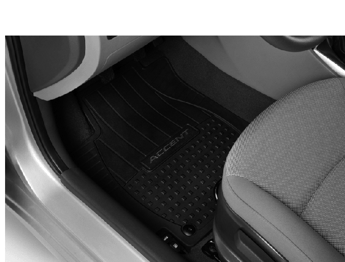 2015 Hyundai Accent Floor Mats, All Weather Hyundai Parts Deal