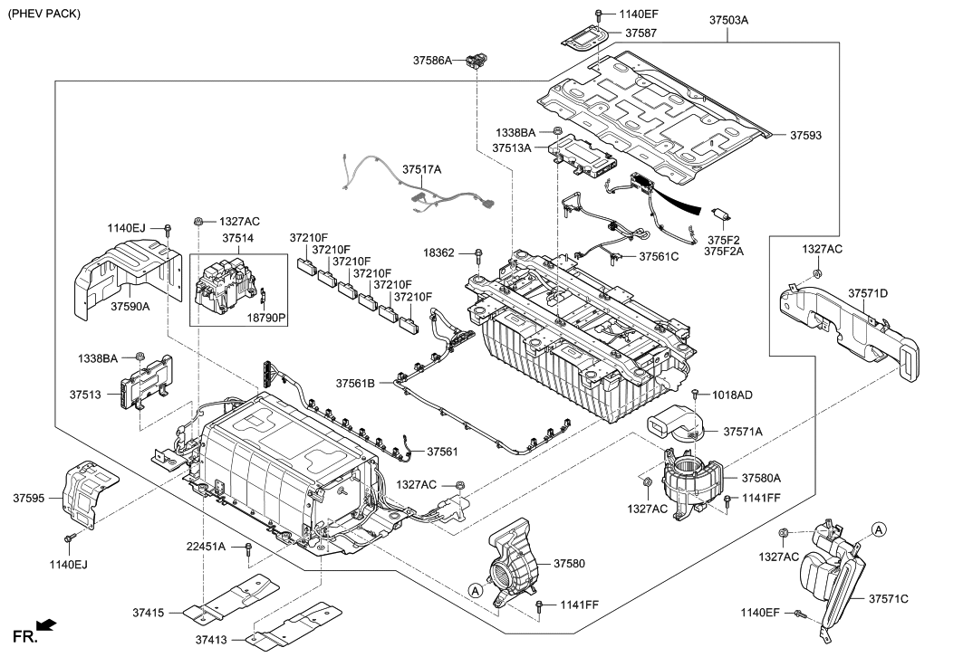 37514E6000 Genuine Hyundai RELAY ASSEMBLYPOWER